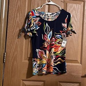 Chaus Multicolor Floral Blouse